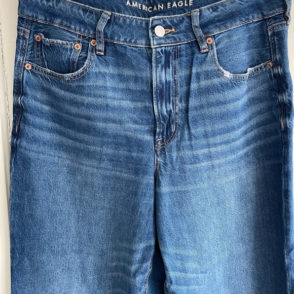 American Eagle Outfitters Women's Flare Blue Jeans - Picture 2 of 11